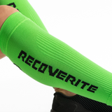 Green Knit Calf Compression Sleeves