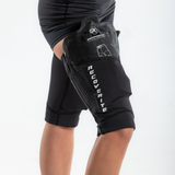 Zip On Quad / Hamstring Compression Sleeves with Ice/Heat Gel Packs