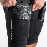 Quad/Hamstring Compression Sleeves with Ice/Heat Gel Packs