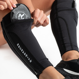 Zip On Calf Compression Sleeves with Ice/Heat Gel Capsules