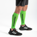 Green Knit Calf Compression Sleeves